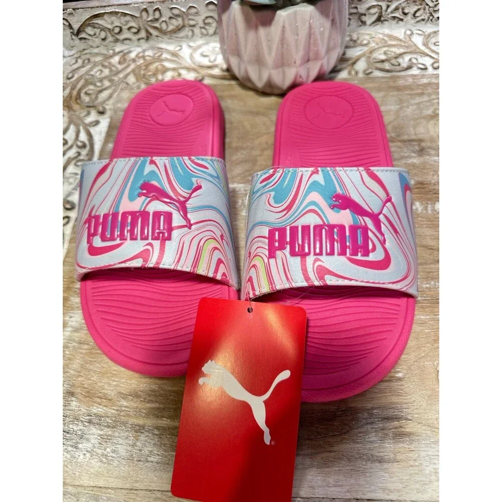 Puma Slide Sandals Size 4